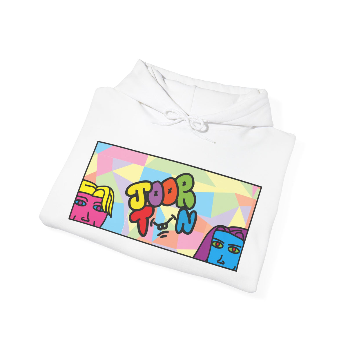Cartoon Face Hoodie