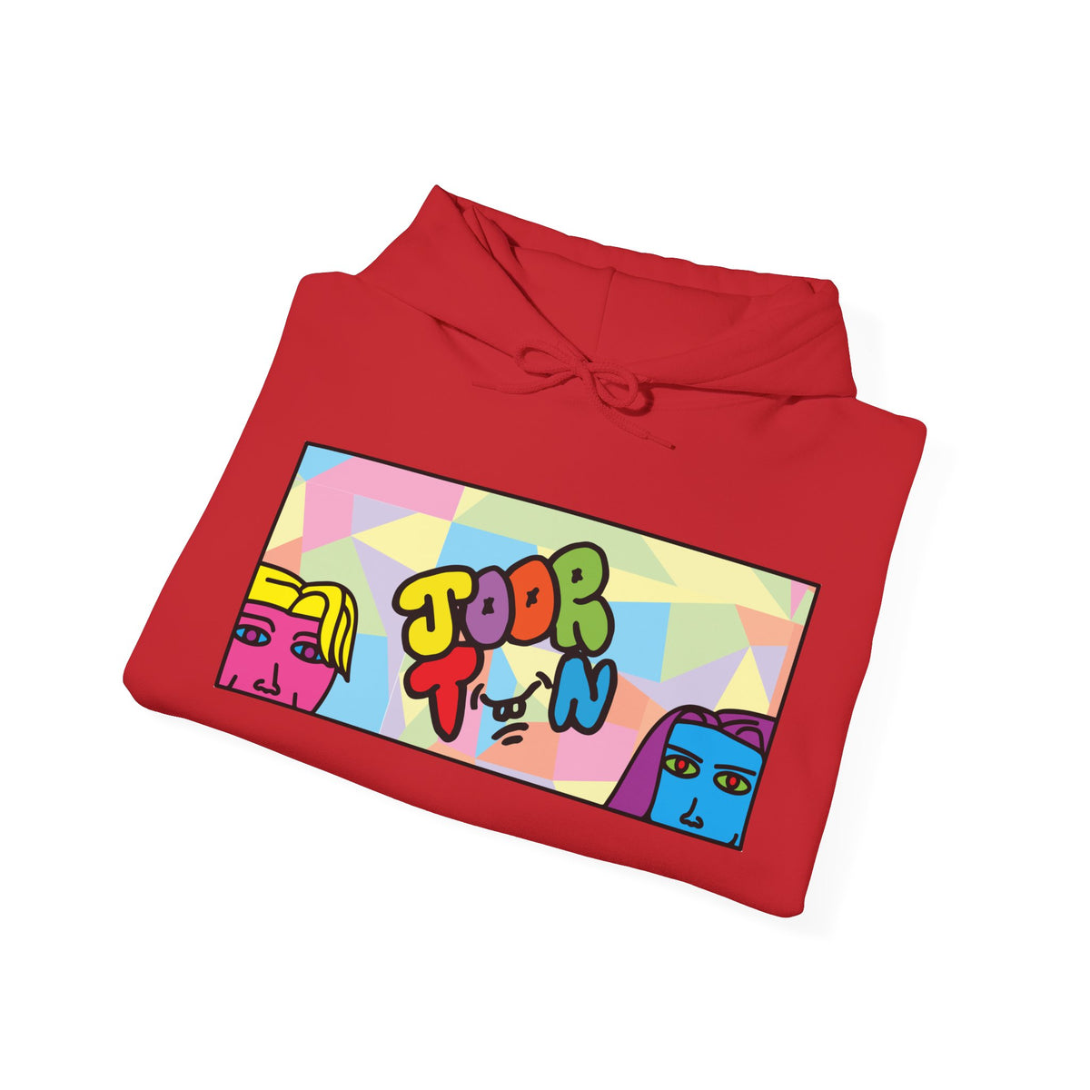 Cartoon Face Hoodie