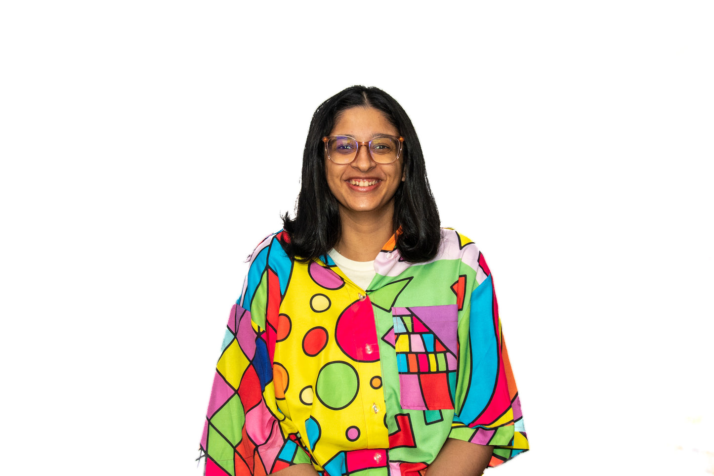 Circus Print short sleeve shirt